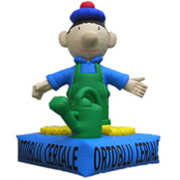 inflatable cartoon character for kids